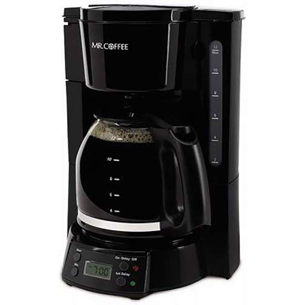 12-Cup Programmable Coffee Maker, Black Q14032