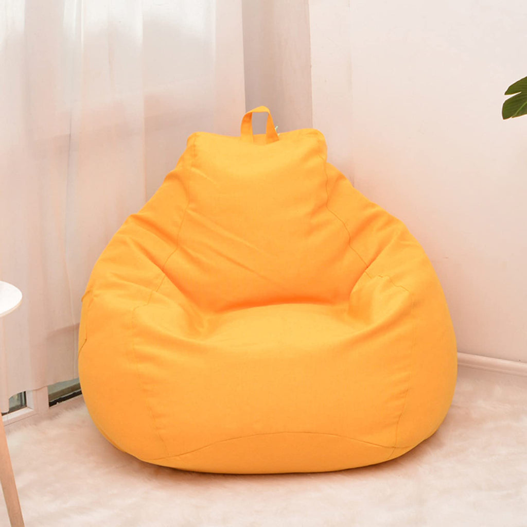 Cotton Linen Bean Bag Chair Cover 90x110cm R454992