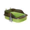 Green Semi Closed Sifting Cat Litter Box E3401