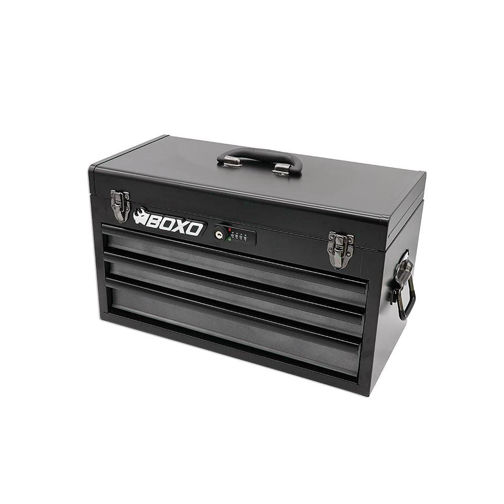 3-Drawer Steel Toolbox with Ball Bearing Drawers N603382