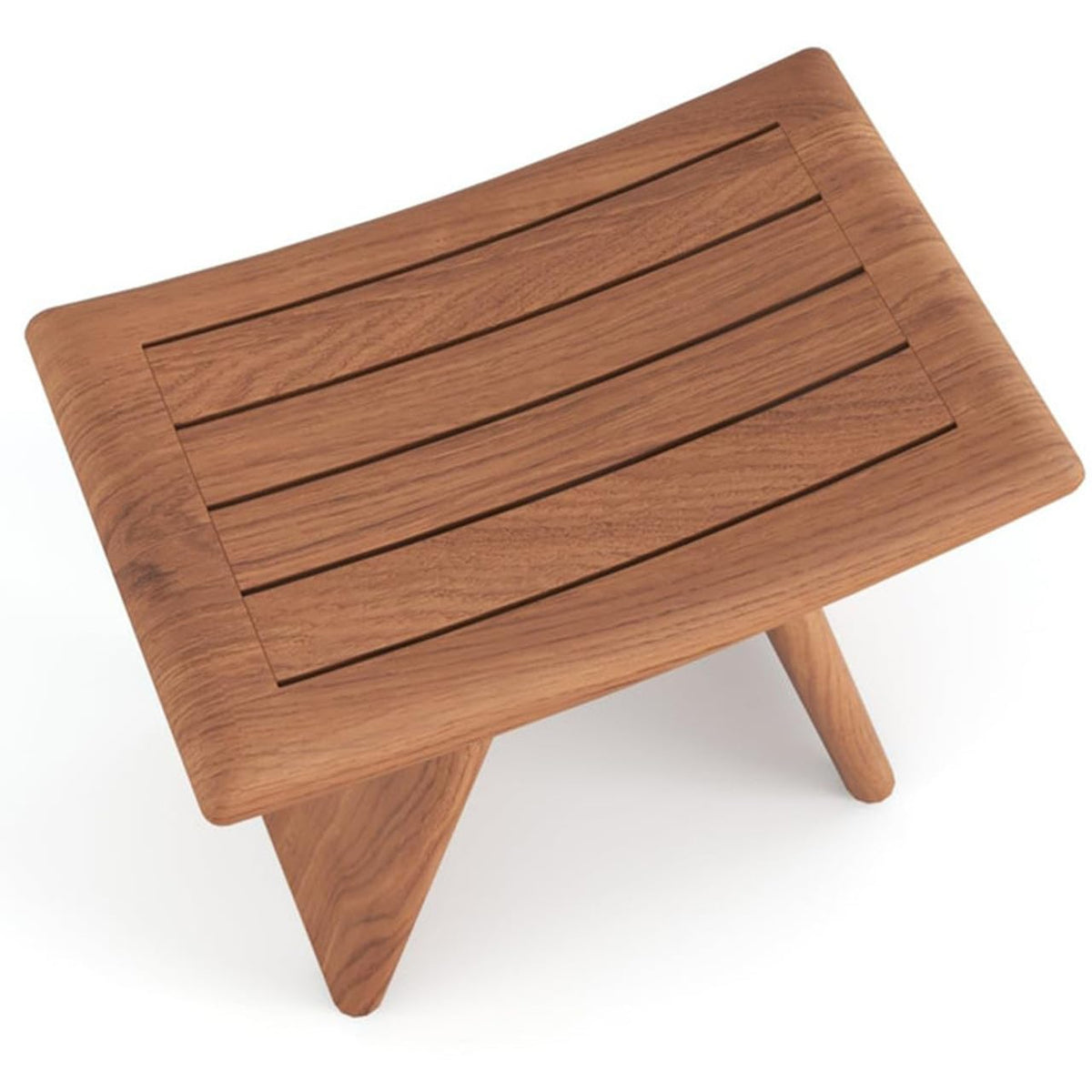 18" Slatted Teak Shower Bench F721