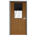 Blackout Door Curtain 8W x 36L Black 1 Panel W7607
