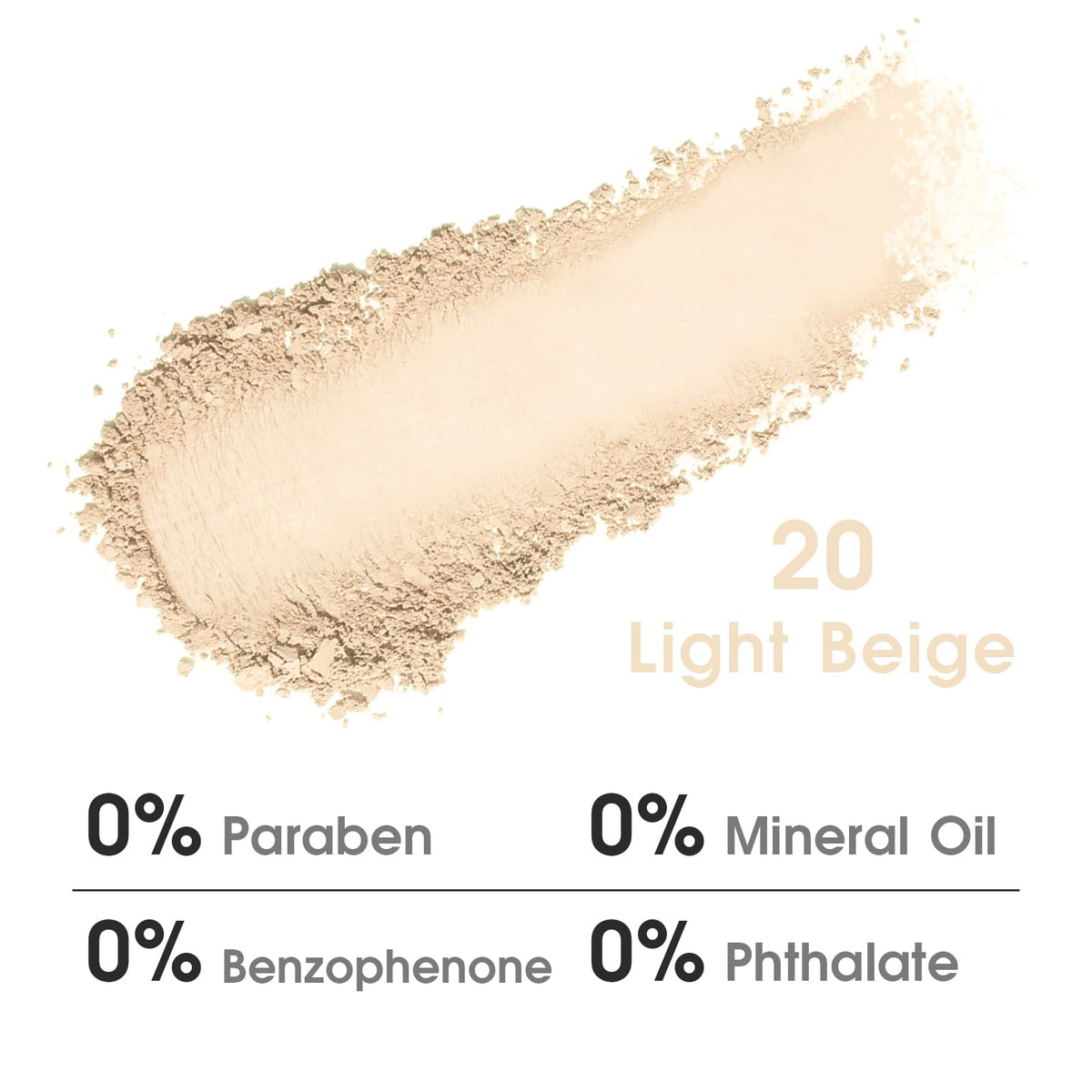 Light Beige Neutral Nude Matte Single Eyeshadow Palette P72099