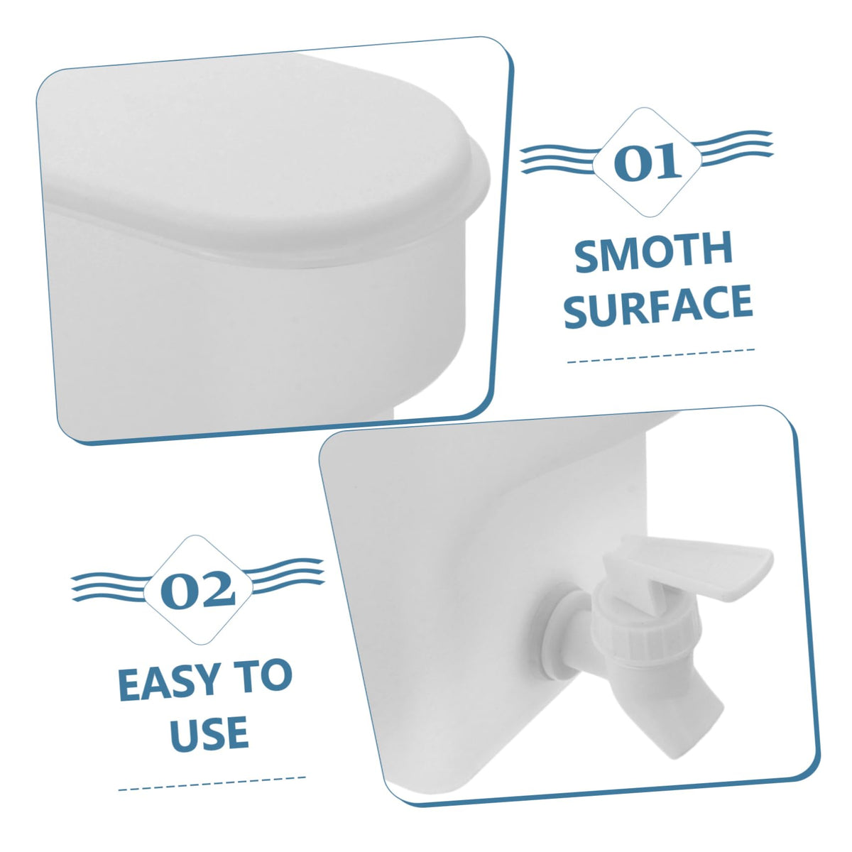 Water Jug with Faucet 3.5L PP Large Capacity Y10240