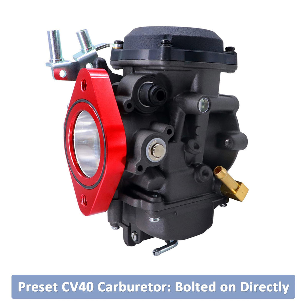 CV40 Carburetor & Intake Manifold Red O3411