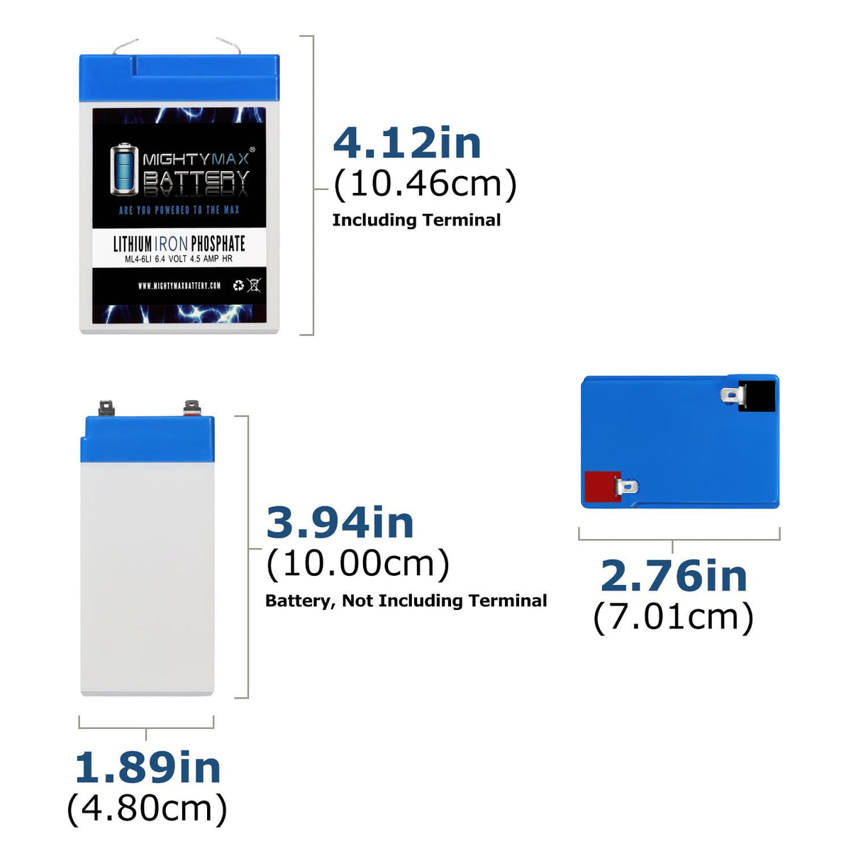 6V 4.5AH Lithium Replacement Battery X11026