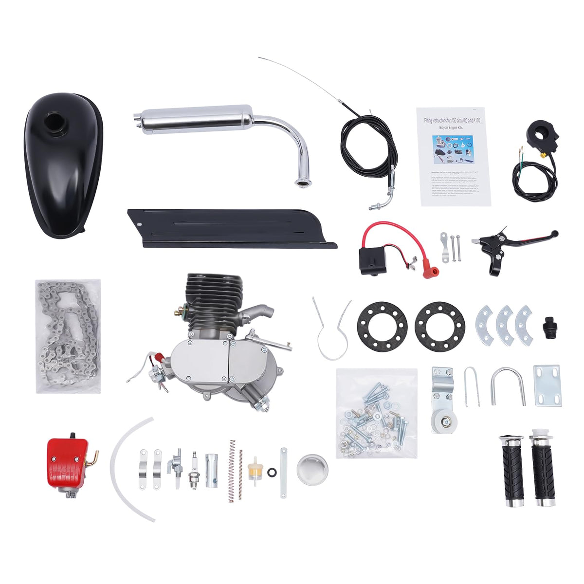 100cc 2 Stroke Bicycle Engine Kit D5091