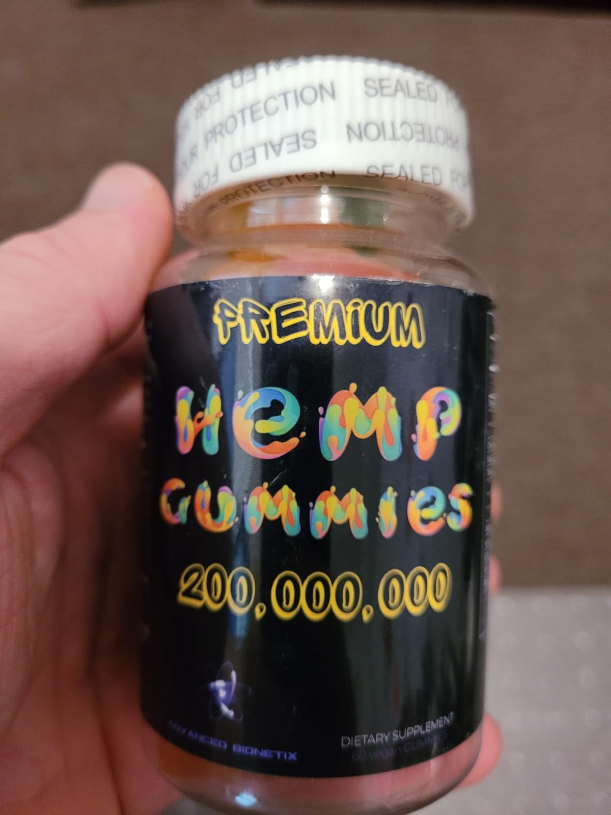 Hemp Gummies 60 Count R1365