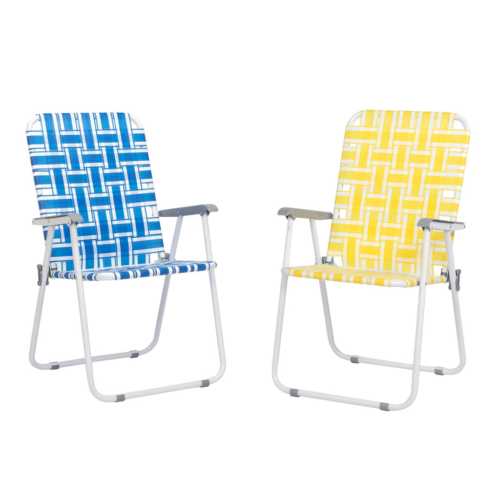 Folding Webbed Lawn Beach Chair I523