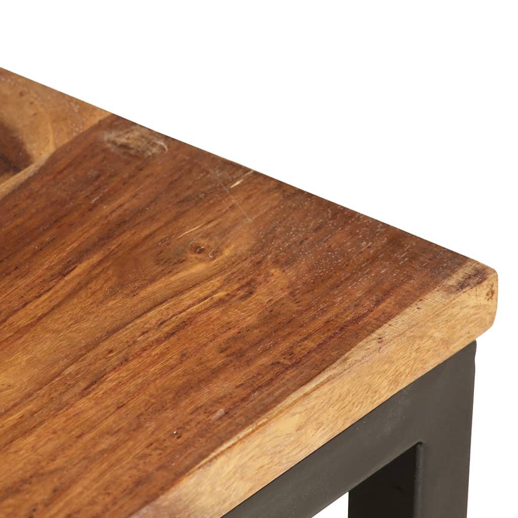 2 pcs Solid Sheesham Wood Nesting Coffee Table X640