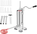 6Lbs Stainless Steel Vertical Sausage Stuffer with 6 Tubes K7689