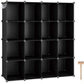 16 Cube Black Storage Organizer X834