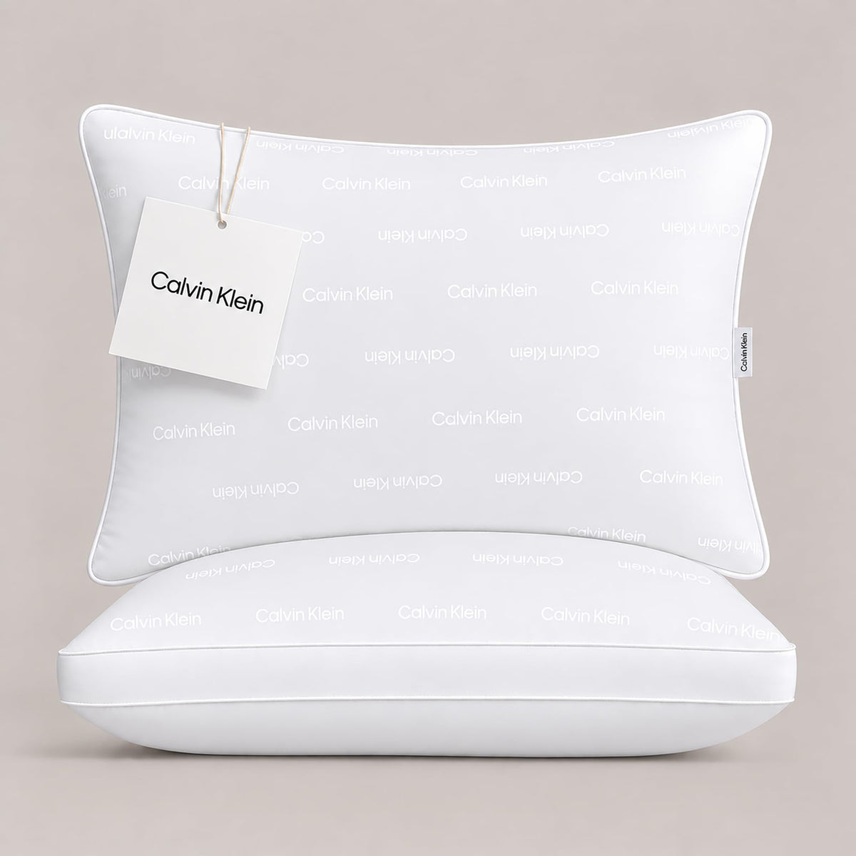 Queen Size Set of 2 Medium Soft Pillows X107094