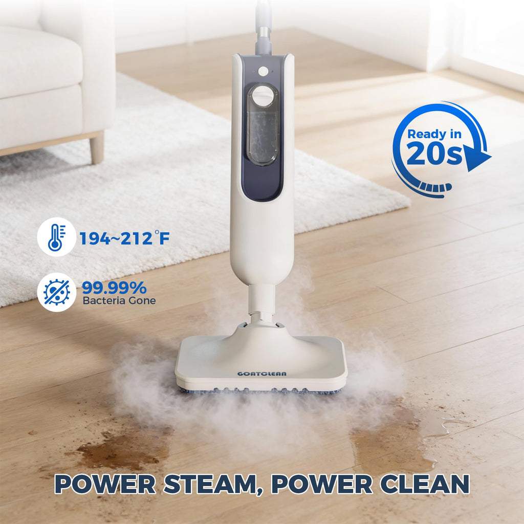 11-in-1 Dual-Mode Steam Mop, 13.5 Fl Oz Steam Cleaner F2480
