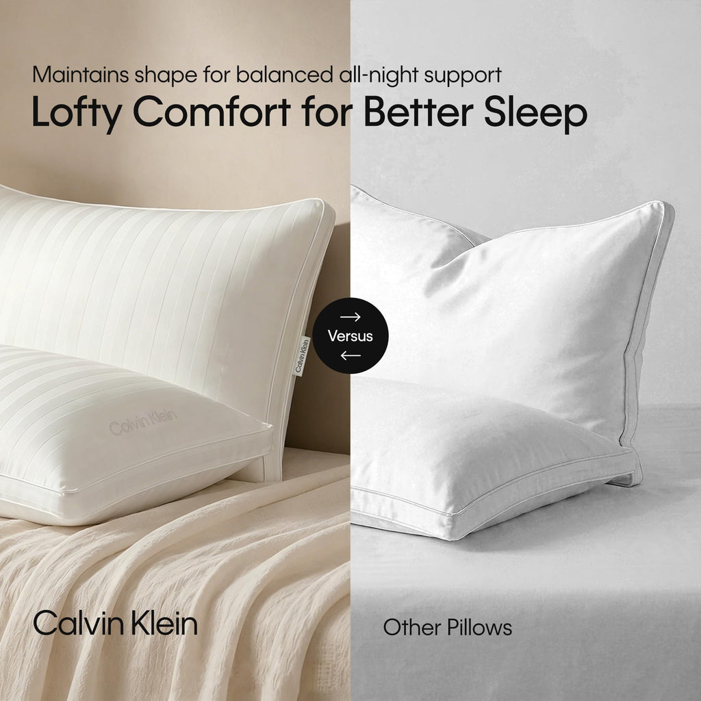 King Size Set of 2 Medium Soft Bed Pillows K974658