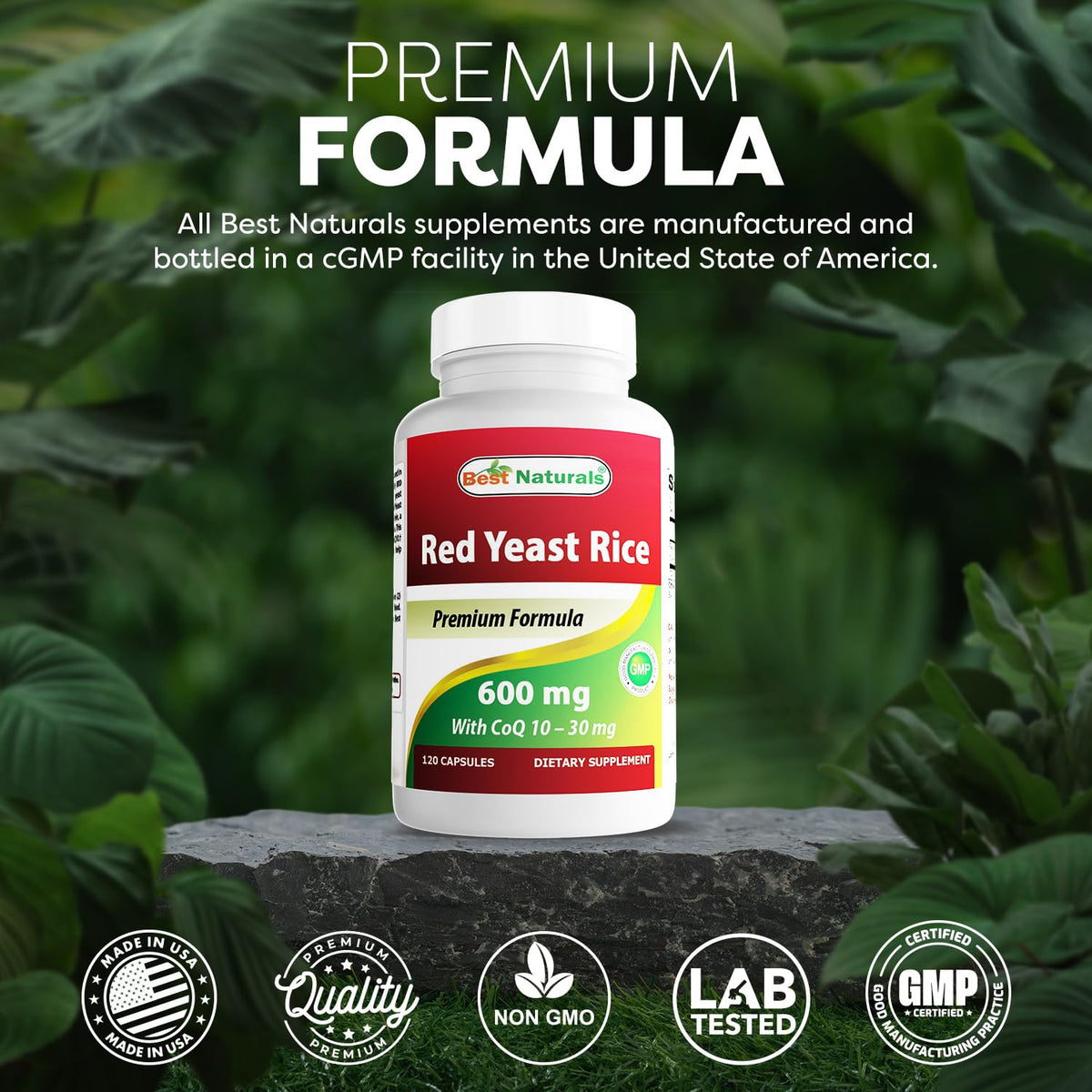 Red Yeast Rice with CoQ10 120 Capsules M4566