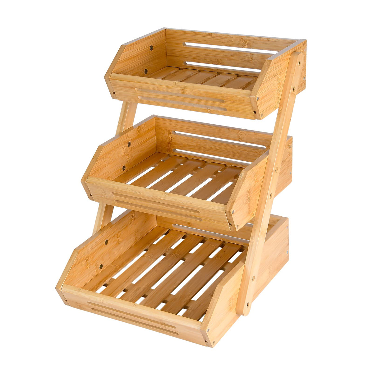 3-Tier Bamboo Fruit Basket L87304
