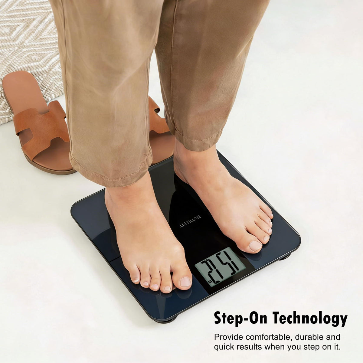 Digital Bathroom Scale 550lb Extra Large Display C332
