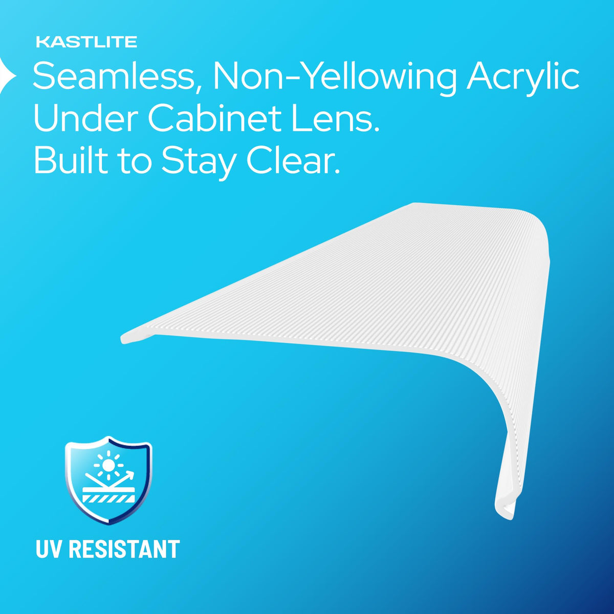 White Acrylic Lens Cover Replacement, 24" L J238339