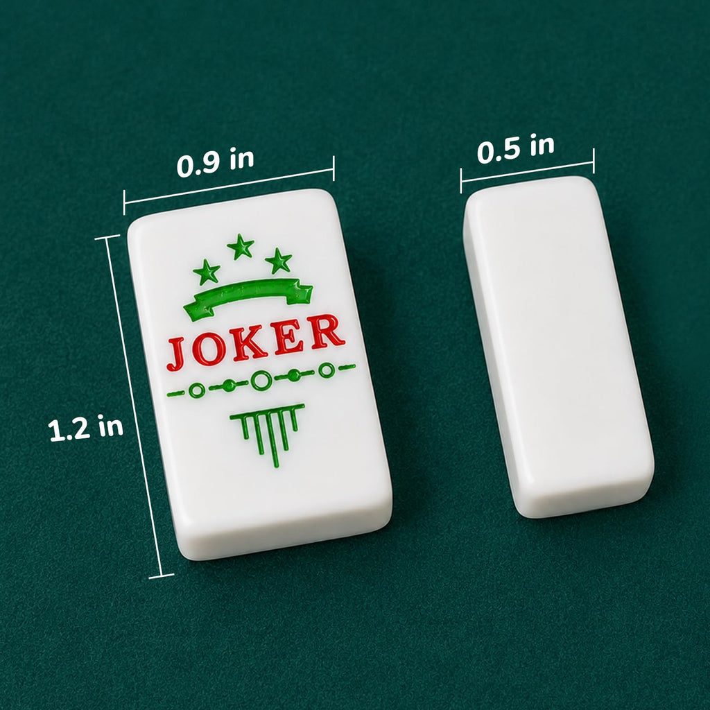 166 Mahjong Tiles 4 Racks 4 Pushers Mahjong Set O7263