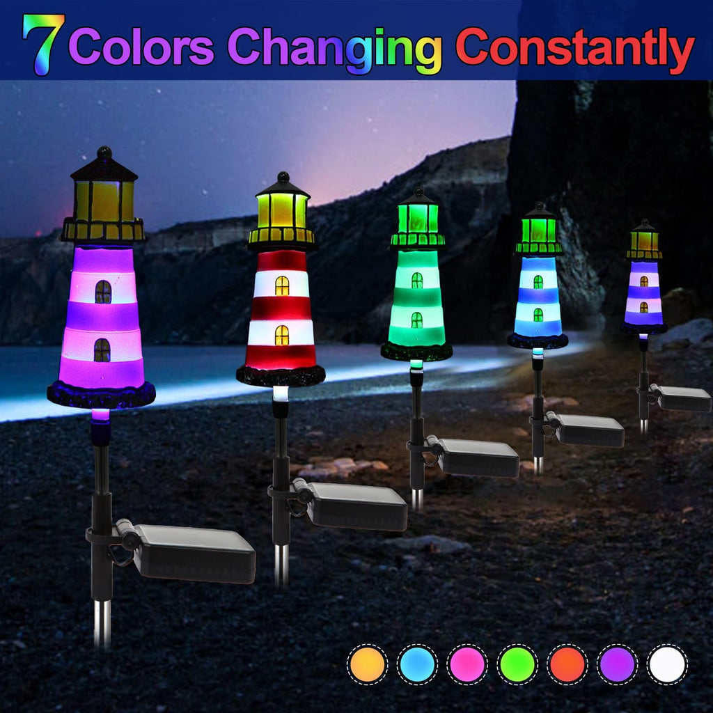 2 Pack IP65 Waterproof Solar Stake Lights N967033