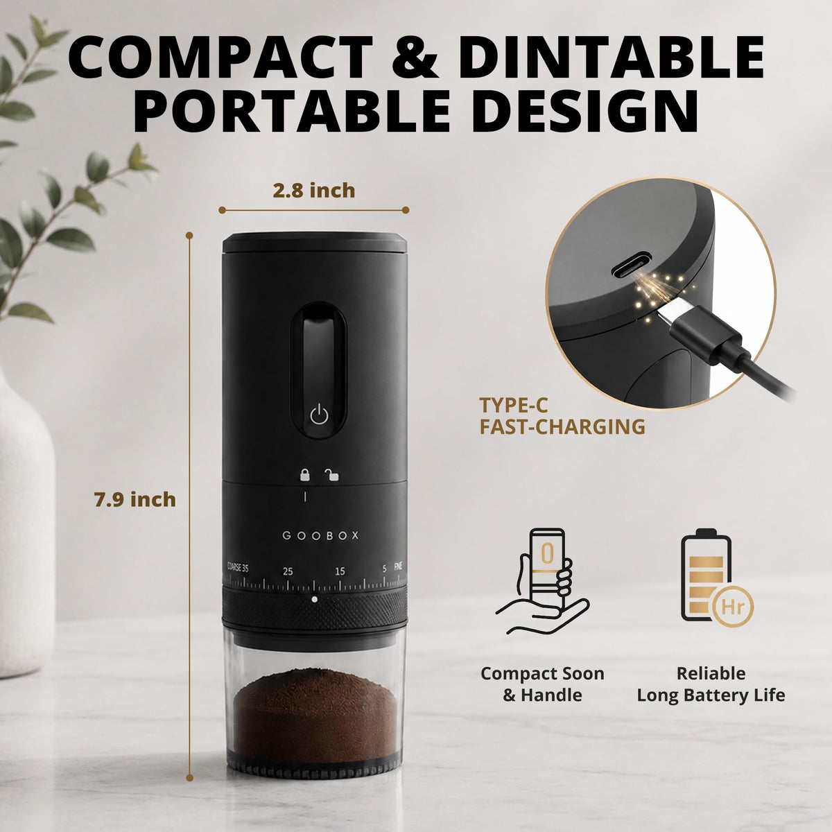 Electric Coffee Grinder D7374