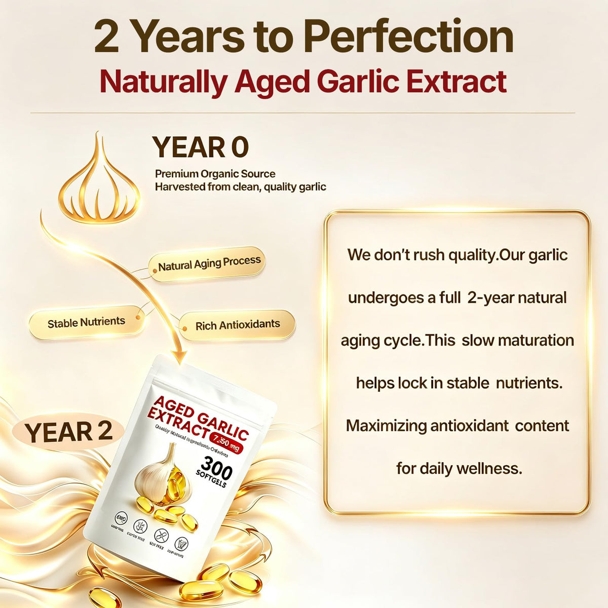 Odorless Garlic Supplement 300 Capsules Z248861