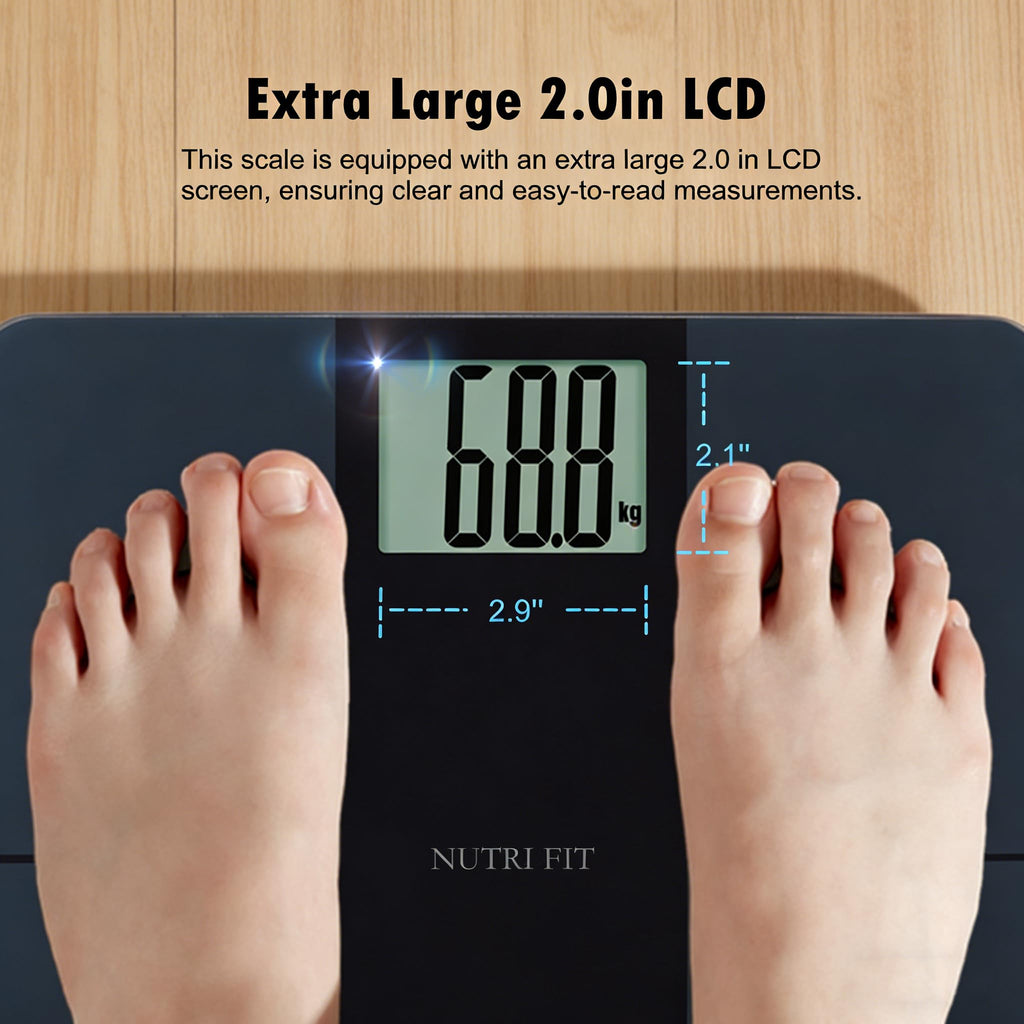Digital Bathroom Scale 550lb Extra Large Display C332