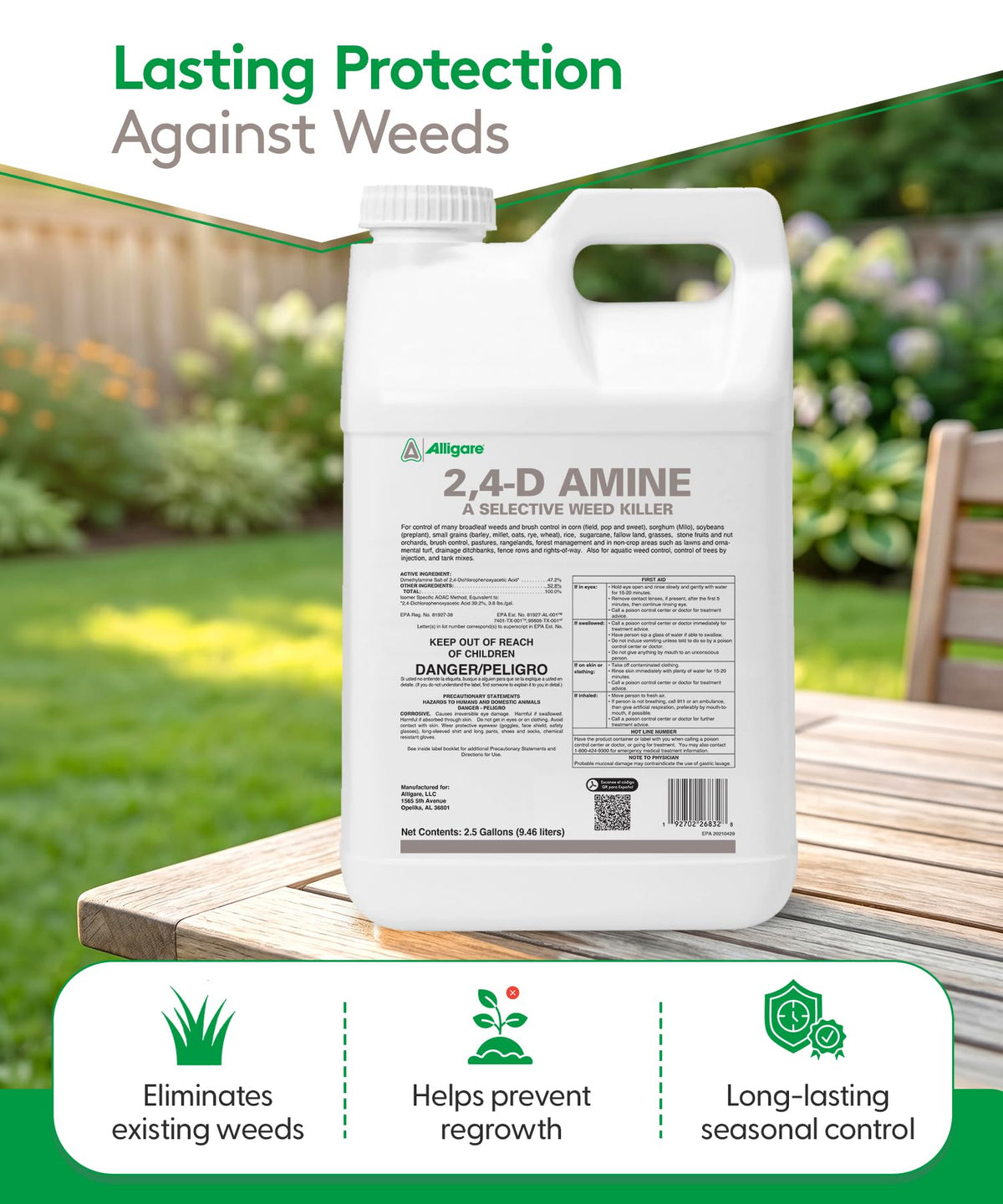 2,4-D Amine Weed Killer Concentrate 2.5 Gallons M334