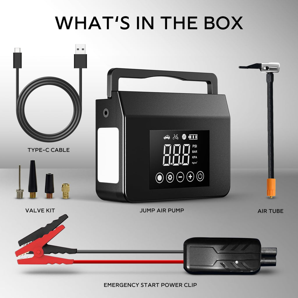 Portable Jump Starter with Air Compressor K4367