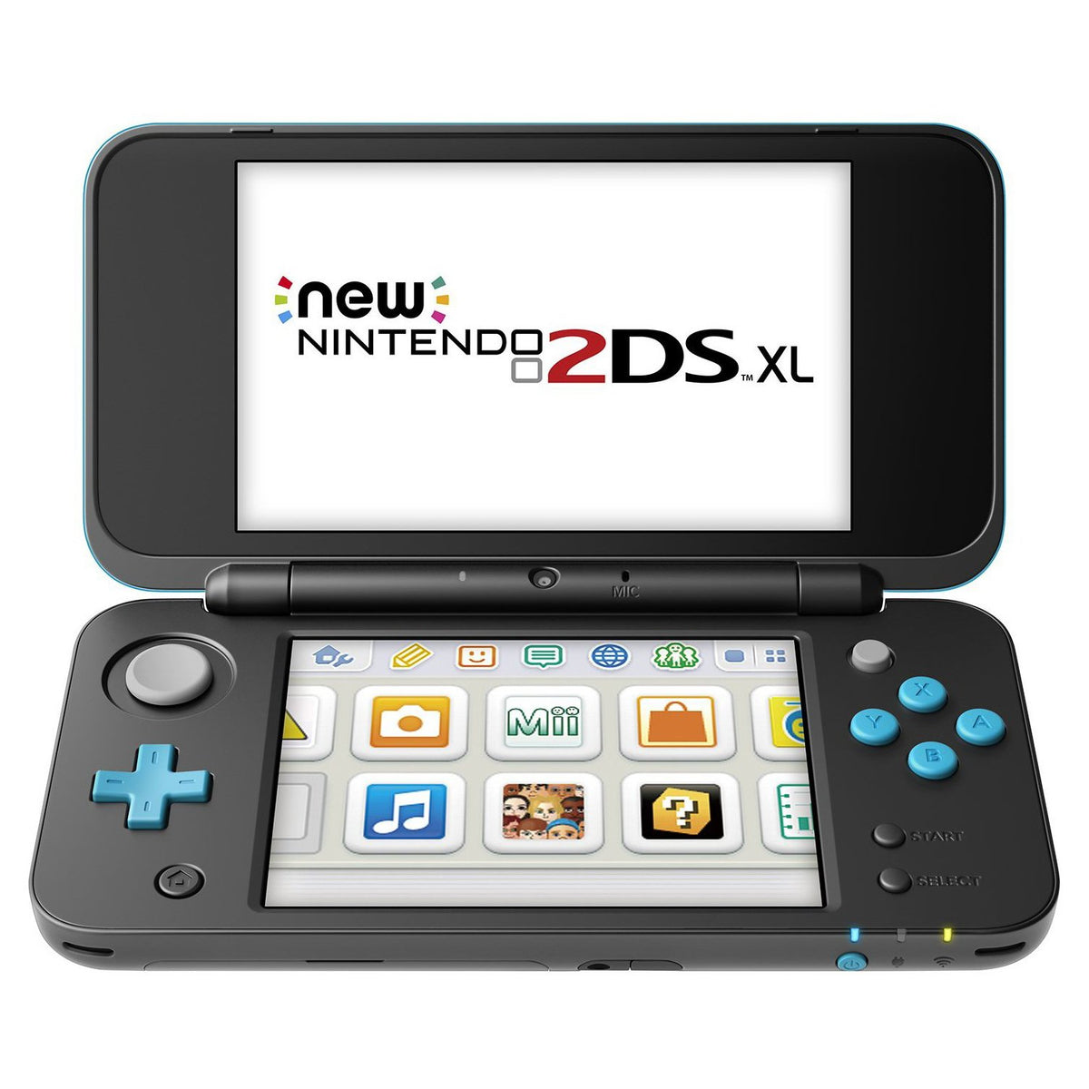 Black Turquoise Handheld Game Console Y7498