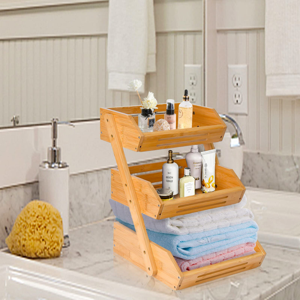 3-Tier Bamboo Fruit Basket L87304