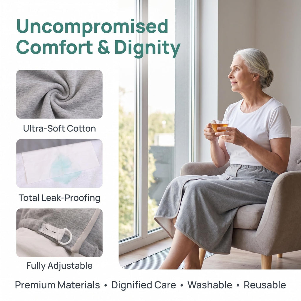 Adjustable Reusable Waterproof Diaper Skirt K3187