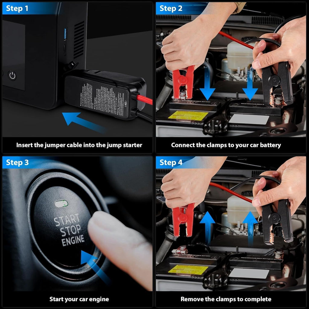 Portable Jump Starter with Air Compressor K4367