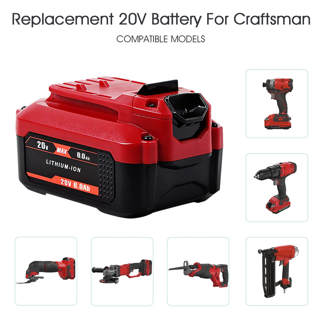 20V 6.0Ah Replacement Battery S4294