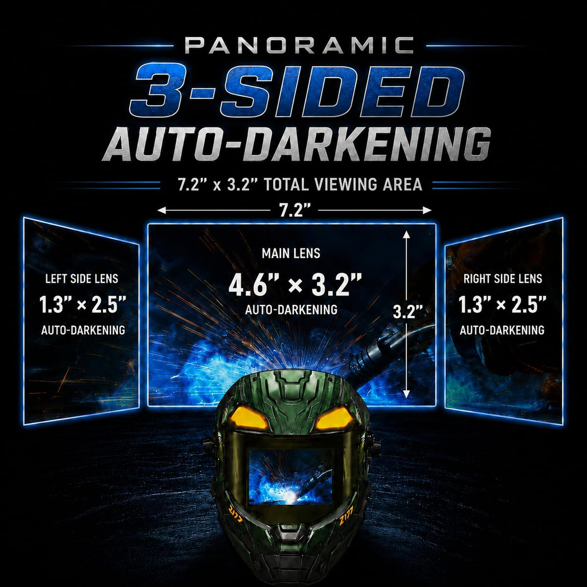Intelligent Auto-Shade Welding Helmet L1781