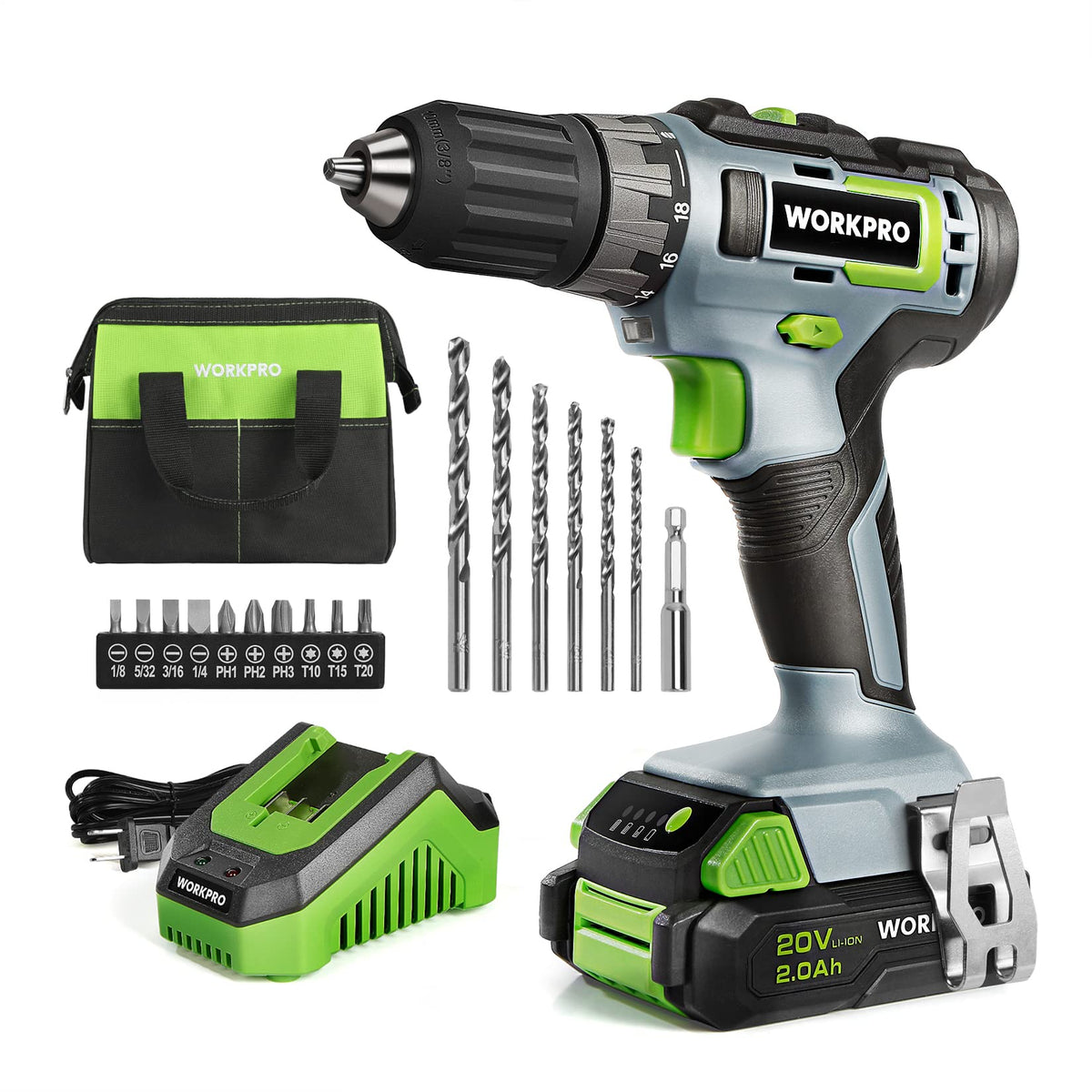 20V Cordless Drill Driver Kit N49510