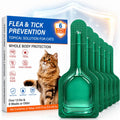 Waterproof Topical Flea & Tick Preventative for Cats, 6 Doses T596
