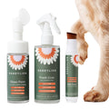 No-Rinse Dog Paw Cleaner + Paw Lotion with Brush + Waterless Dog Shampoo Spray F705964