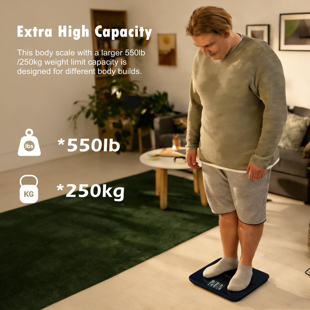 Digital Bathroom Scale 550lb Extra Large Display C332