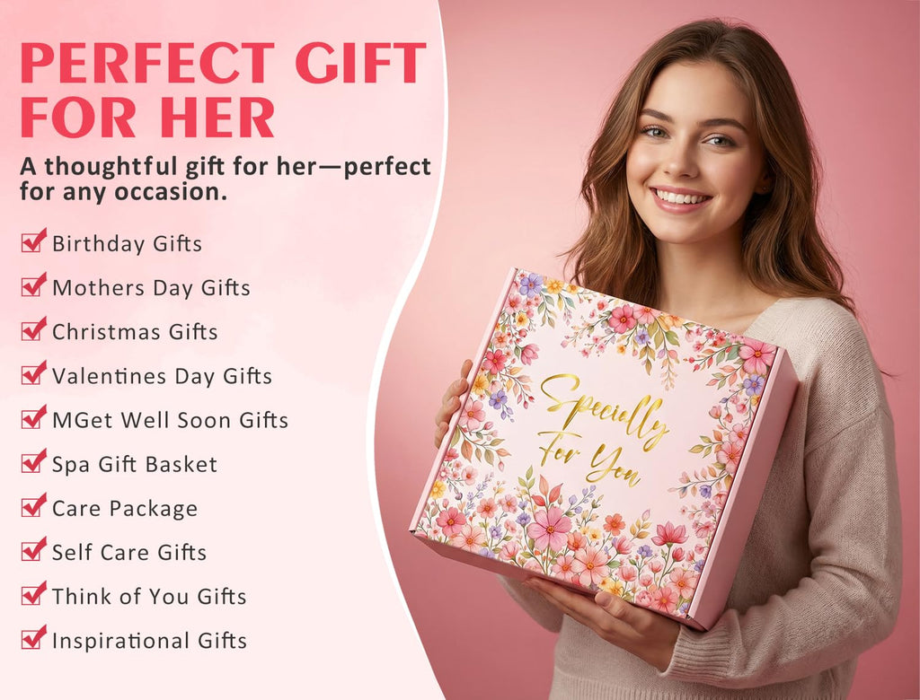 Spa Gift Basket with Blanket Candle Bath Bomb H882466