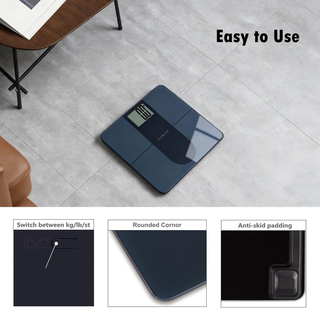 Digital Bathroom Scale 550lb Extra Large Display C332