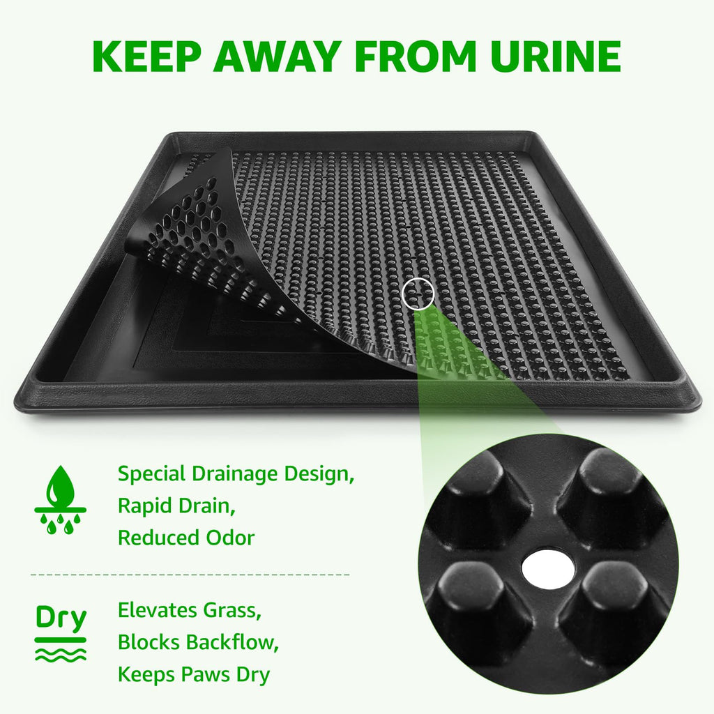 Portable Dog Grass Pad with Tray A57141