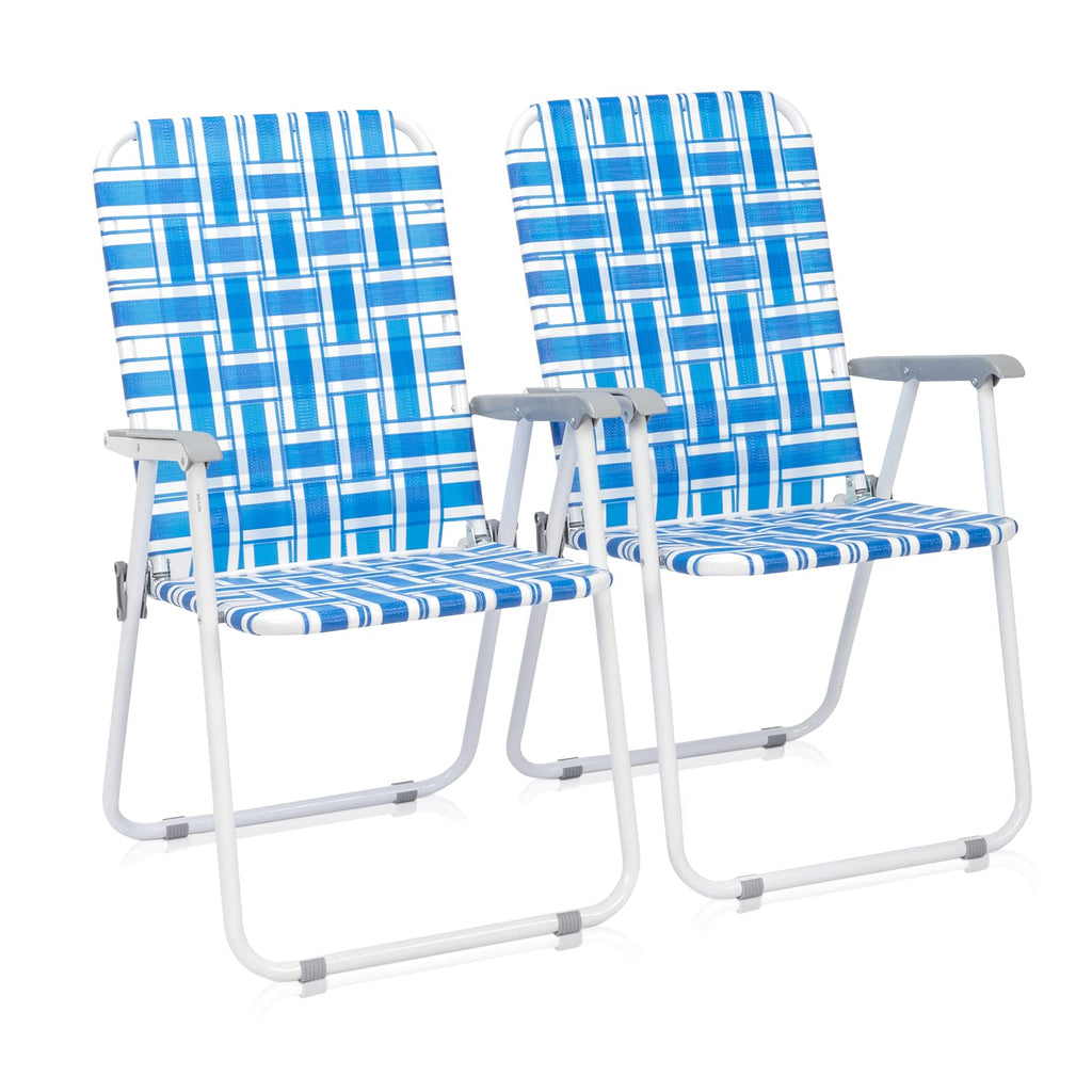 Folding Webbed Lawn Beach Chair I523