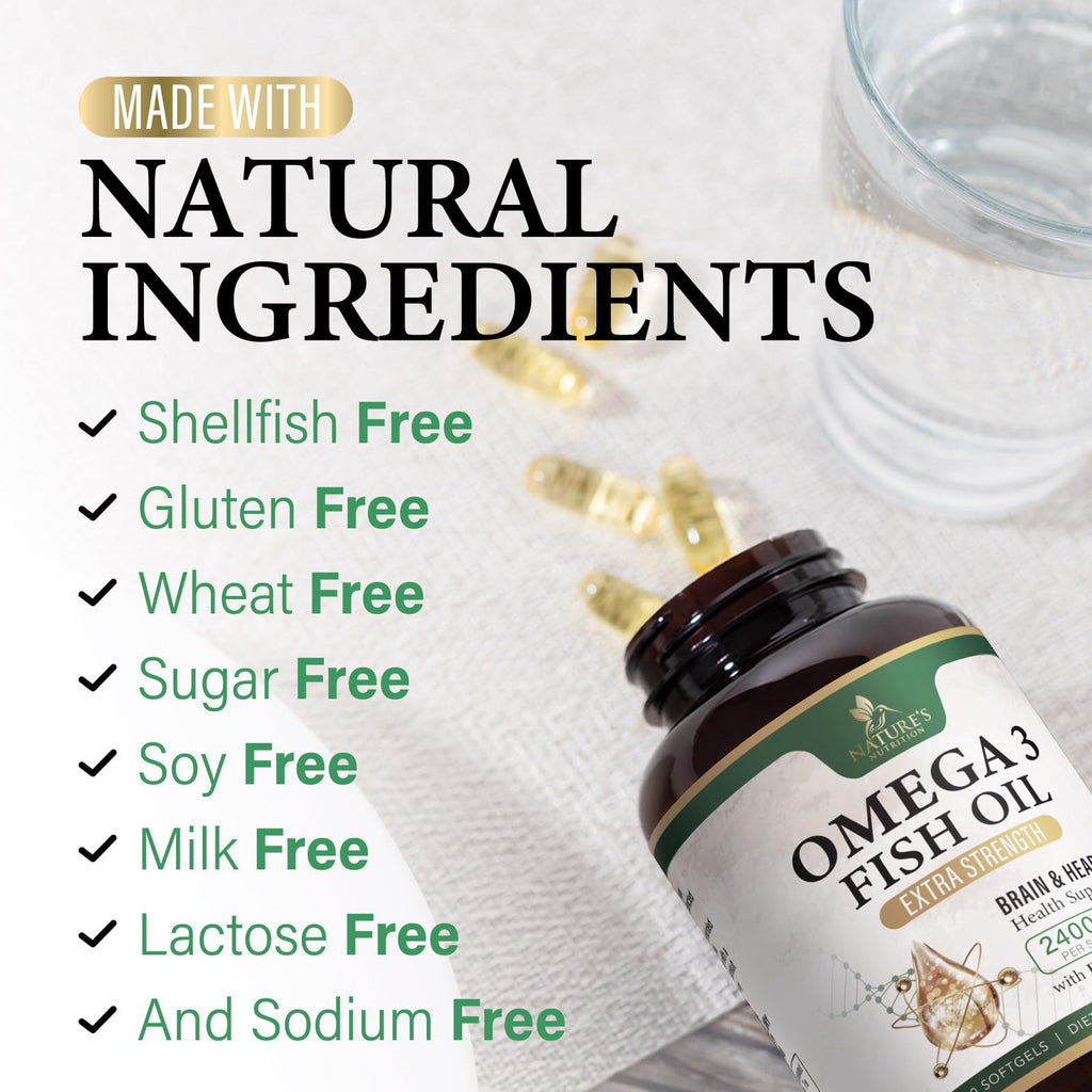 Omega 3 Fish Oil 2400mg 120 Softgels F72049