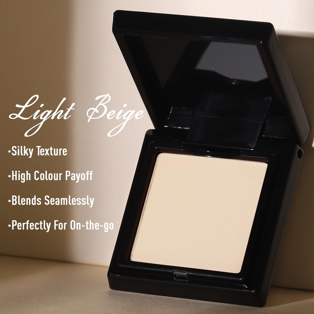 Light Beige Neutral Nude Matte Single Eyeshadow Palette P72099