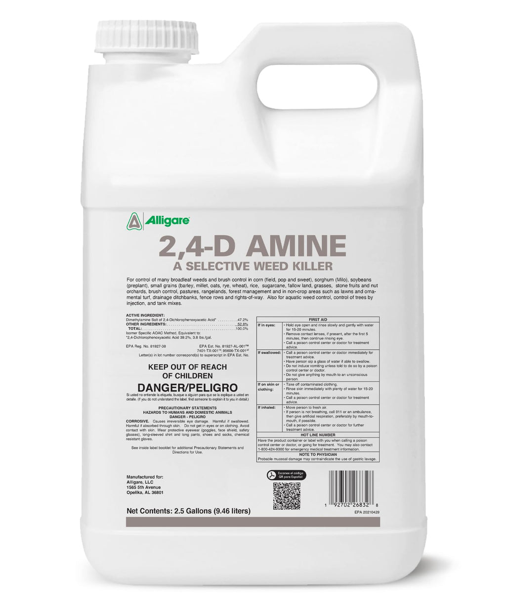 2,4-D Amine Weed Killer Concentrate 2.5 Gallons M334