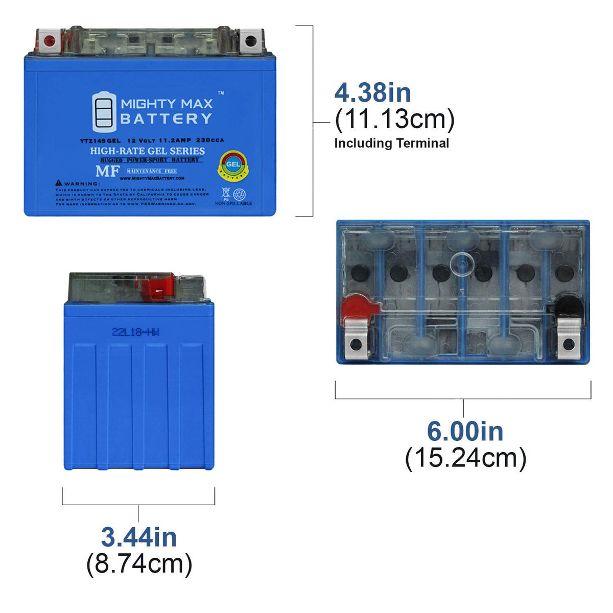 12V 11.2Ah Gel Battery V954748