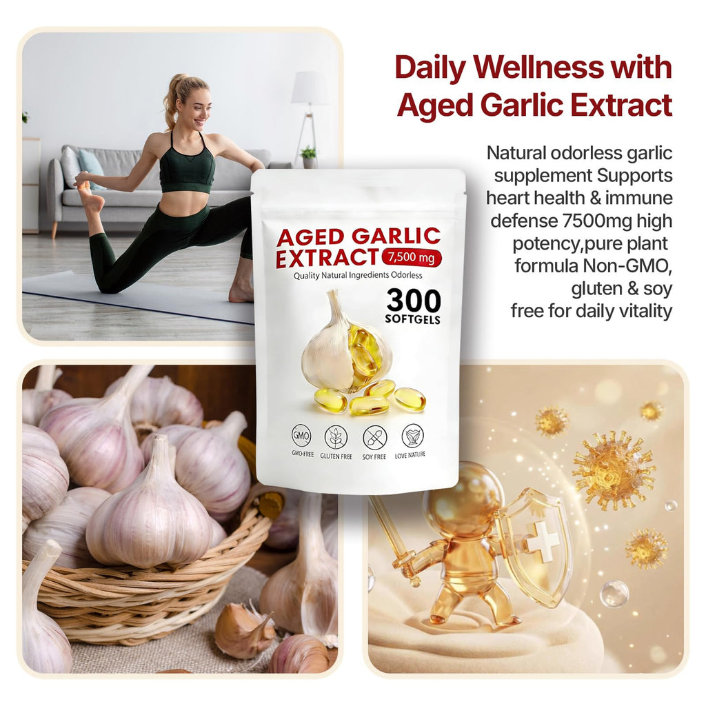 Odorless Garlic Supplement 300 Capsules Z248861