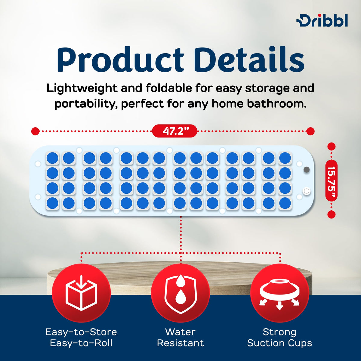 Electric Bubble Massage Bathtub Mat G30256